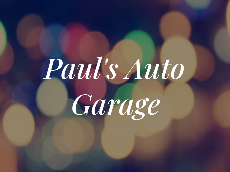 Paul's Auto Garage