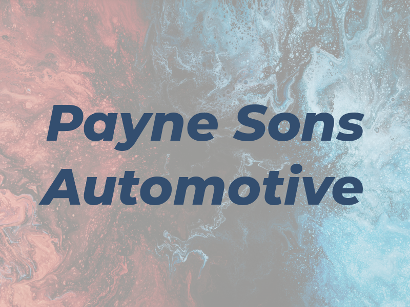 Payne & Sons Automotive
