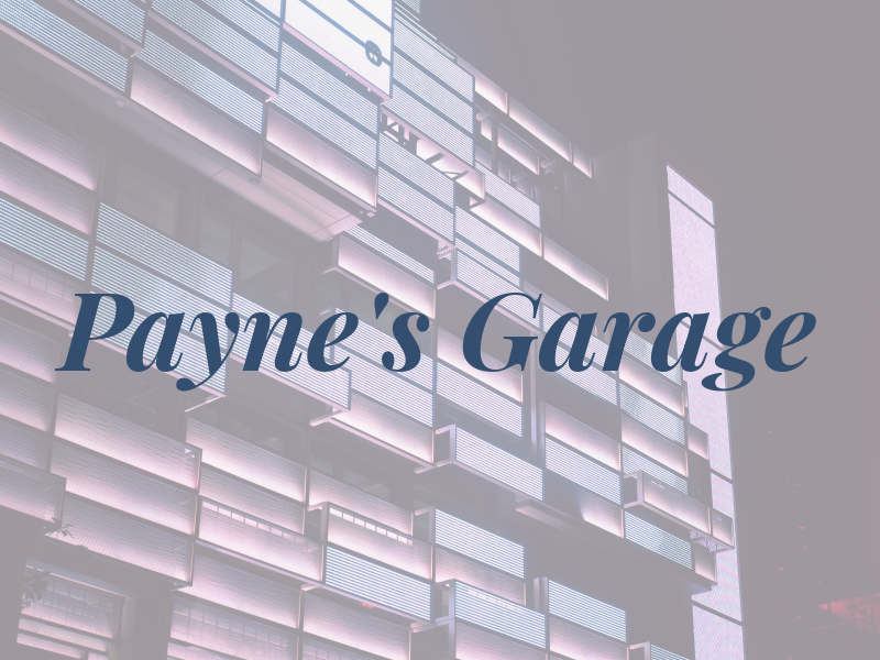 Payne's Garage
