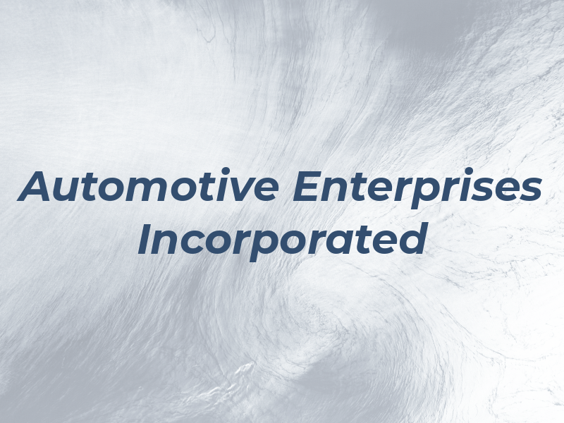 Pb Automotive Enterprises Incorporated