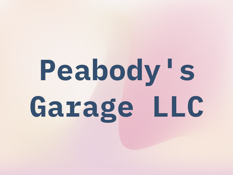 Peabody's Garage LLC