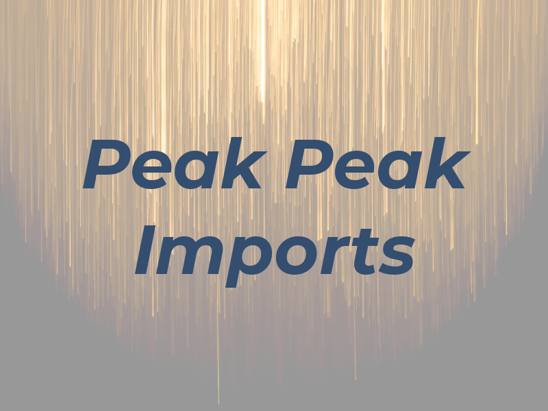 Peak To Peak Imports Inc