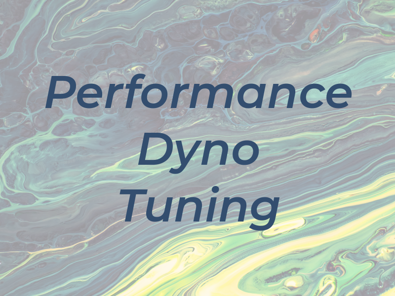 Performance Dyno Tuning