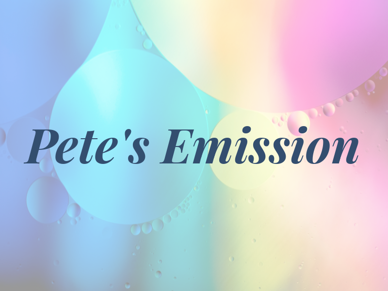 Pete's Emission