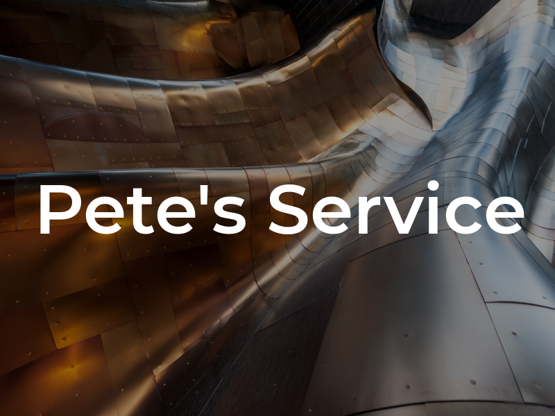 Pete's Service
