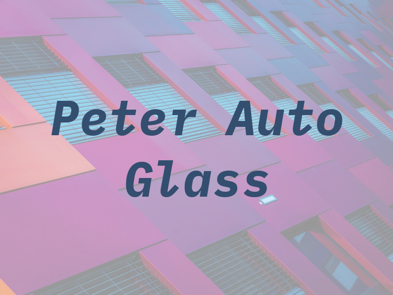 Peter Pan Auto Glass