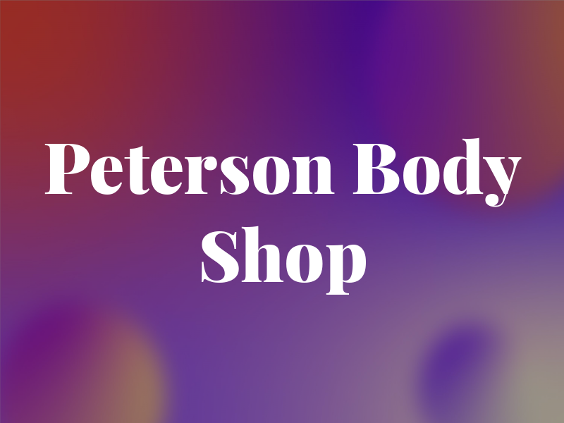 Peterson Body Shop