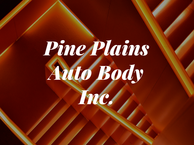 Pine Plains Auto Body Inc.
