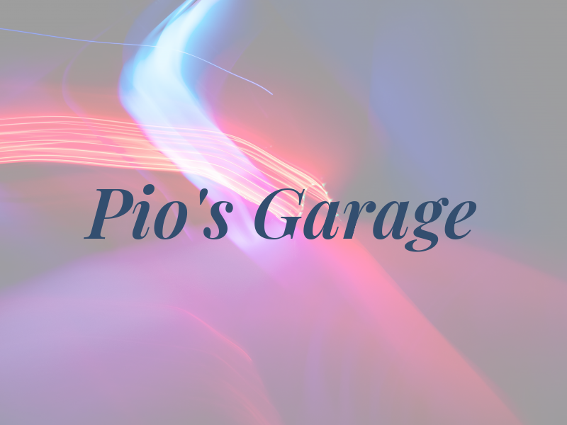 Pio's Garage