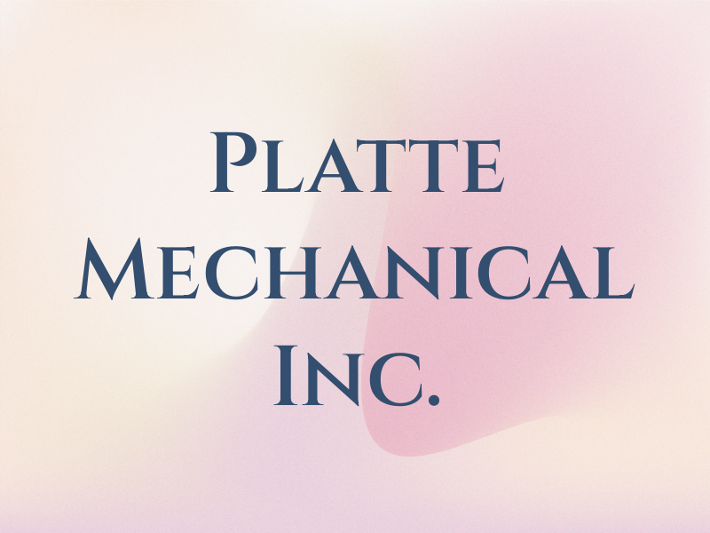 Platte Mechanical Inc.