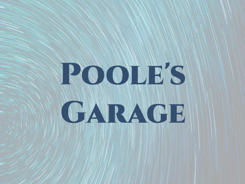 Poole's Garage