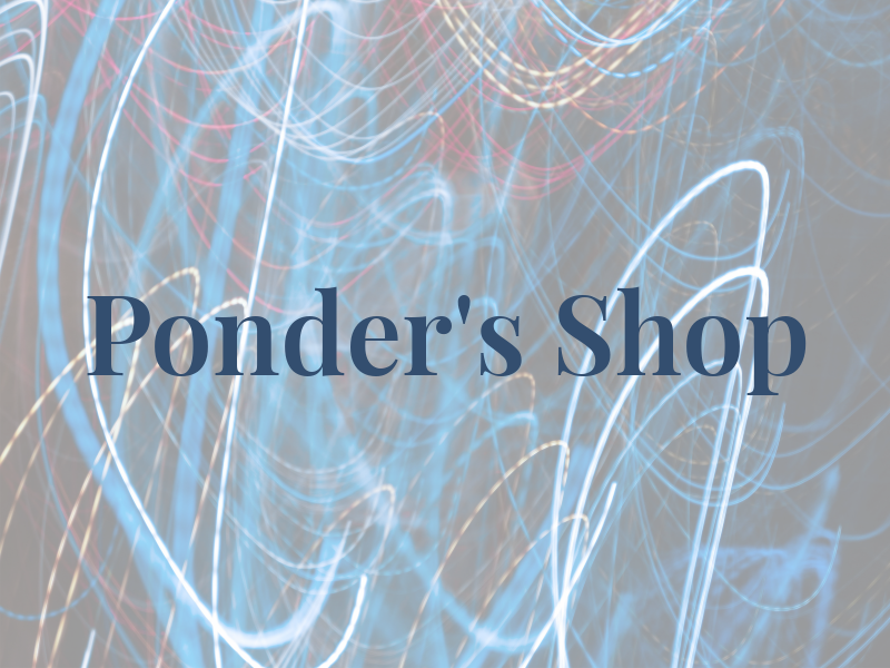 Ponder's Shop