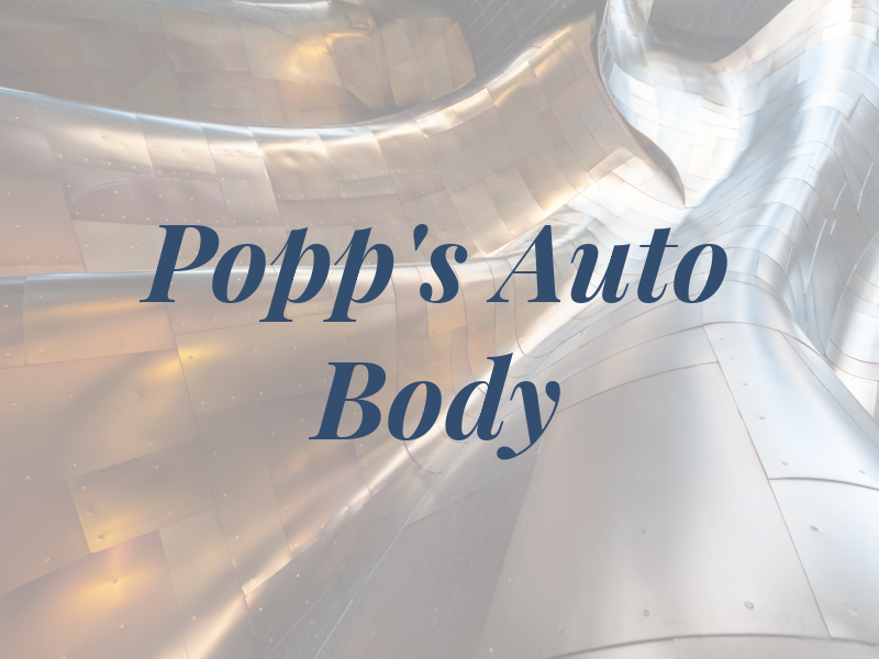 Popp's Auto Body