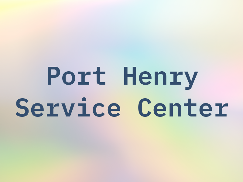 Port Henry Service Center