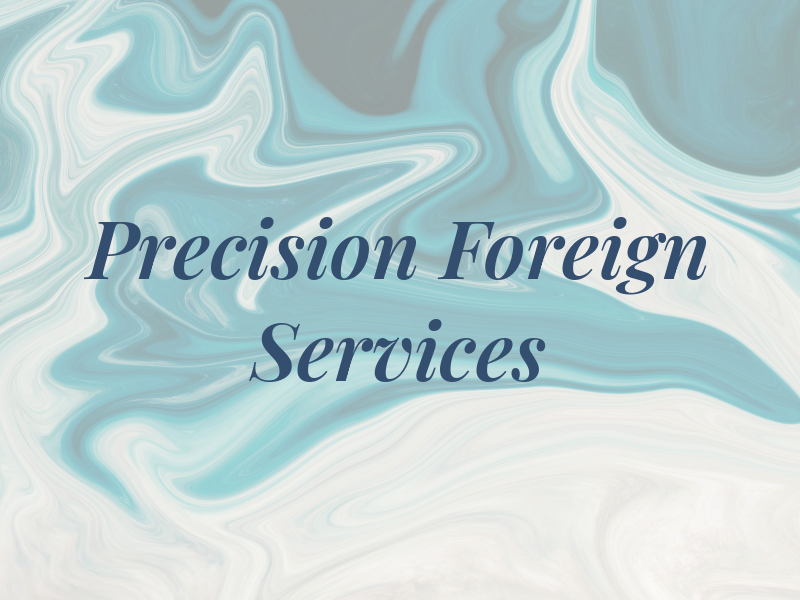 Precision Foreign Car Services