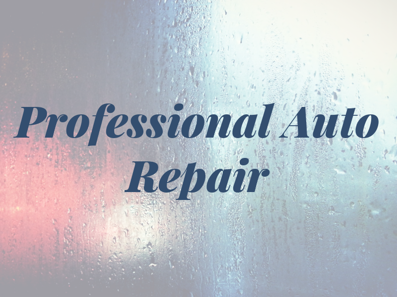 Professional Auto Repair