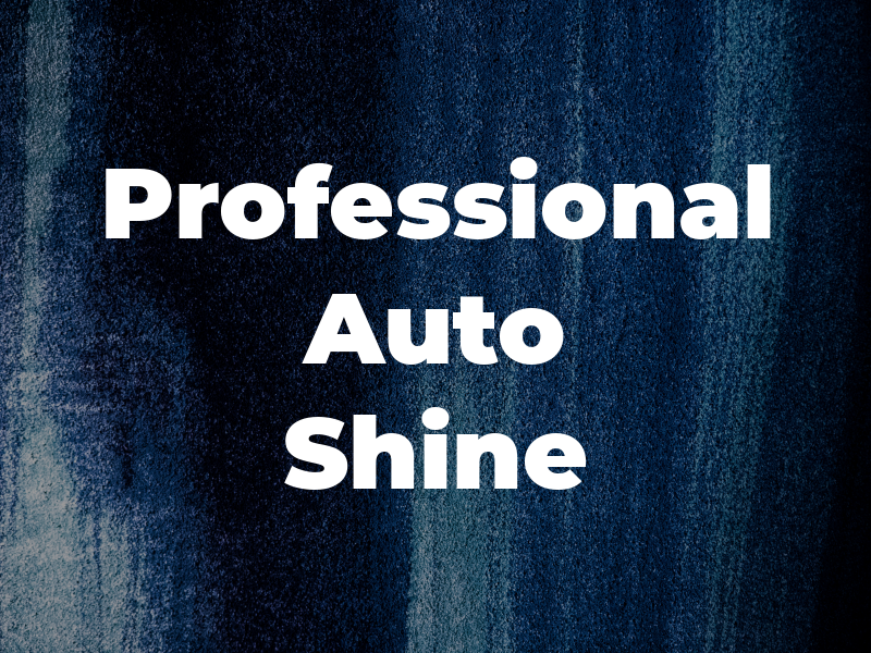 Professional Auto Shine