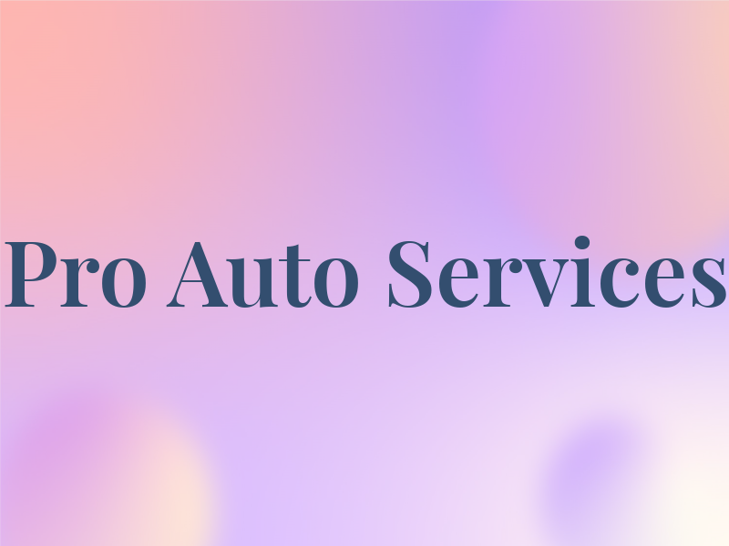 Pro Auto Services