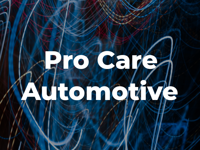 Pro Care Automotive