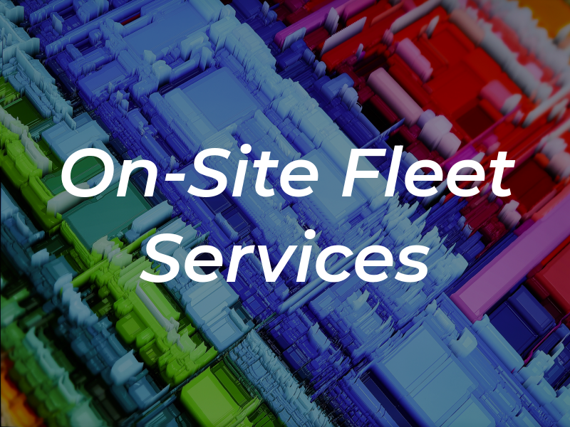 Pro On-Site Fleet Services