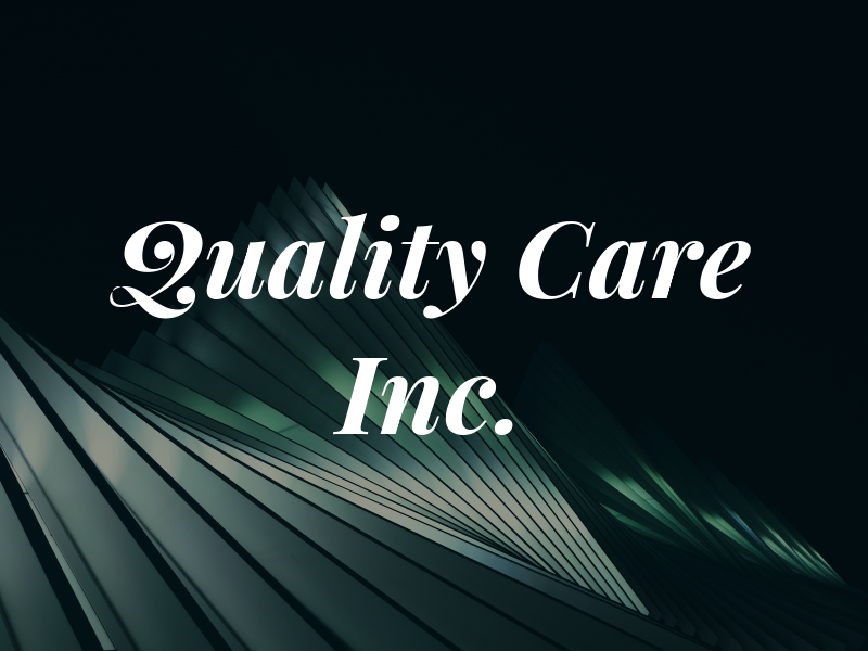 Quality Car Care Inc.