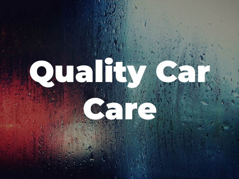 Quality Car Care