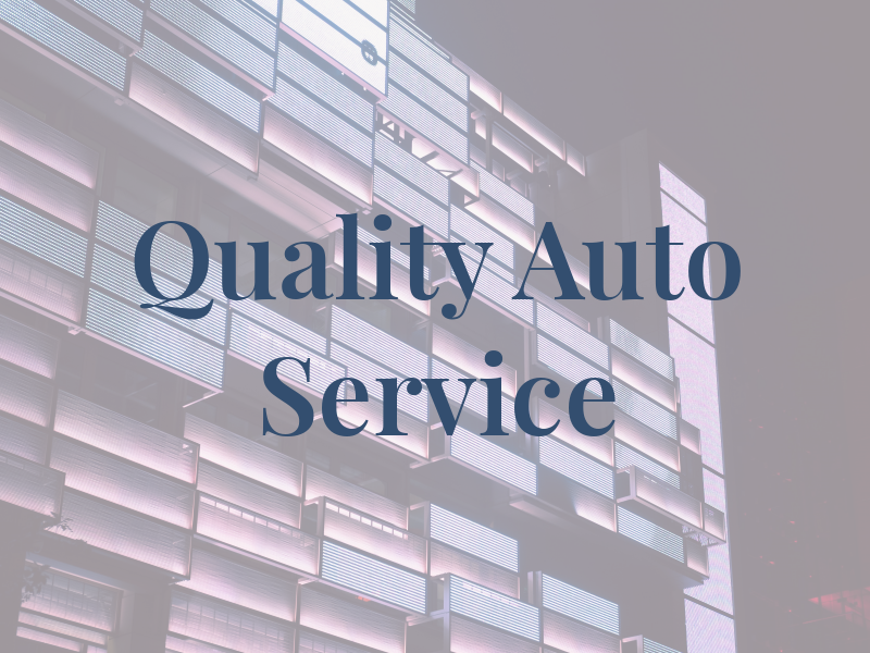 Quality One Auto Service