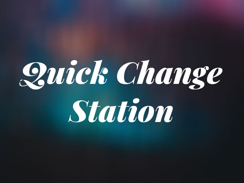 Quick Oil Change Station