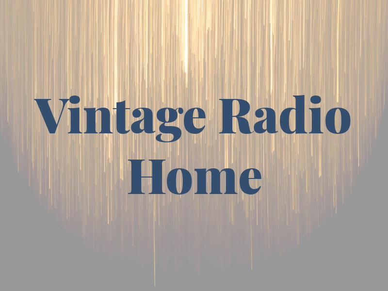 R and B Vintage Radio Home