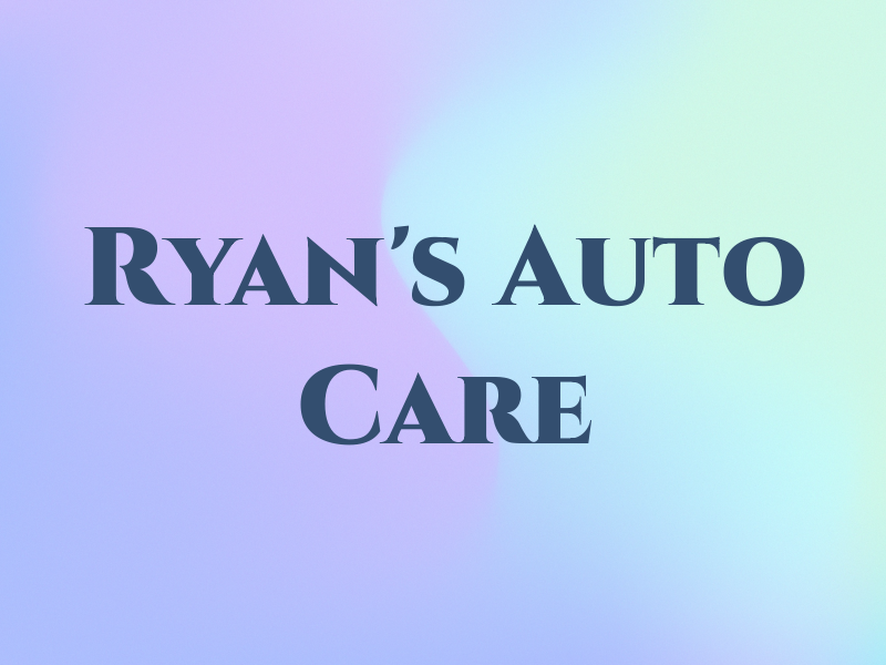 Ryan's Auto Care