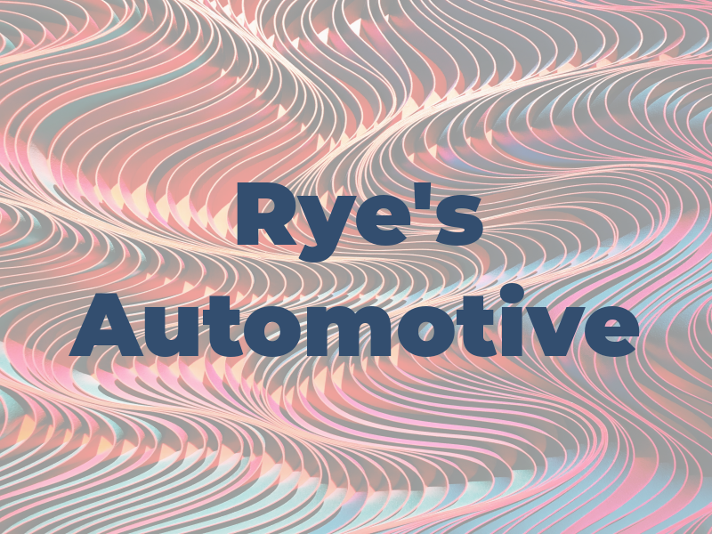 Rye's Automotive