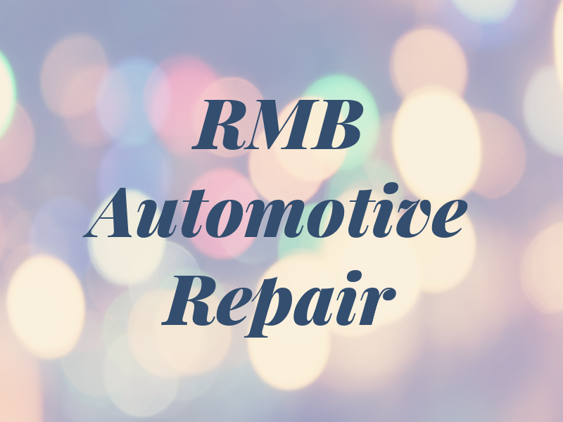 RMB Automotive Repair