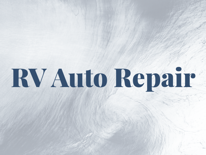 RV Auto Repair