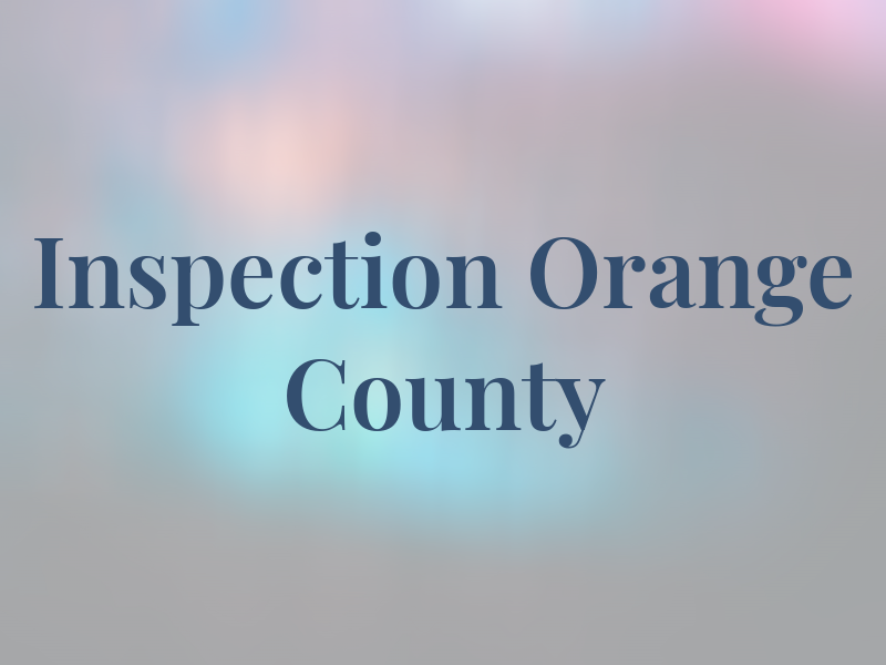 RV Inspection Orange County