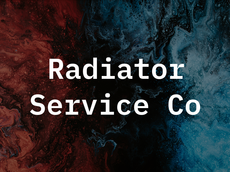 Radiator Service Co