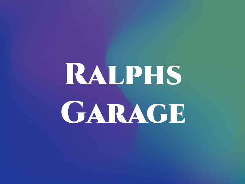 Ralphs Garage