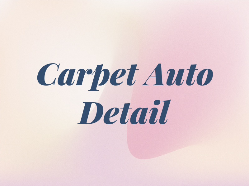 Red Carpet Auto Detail