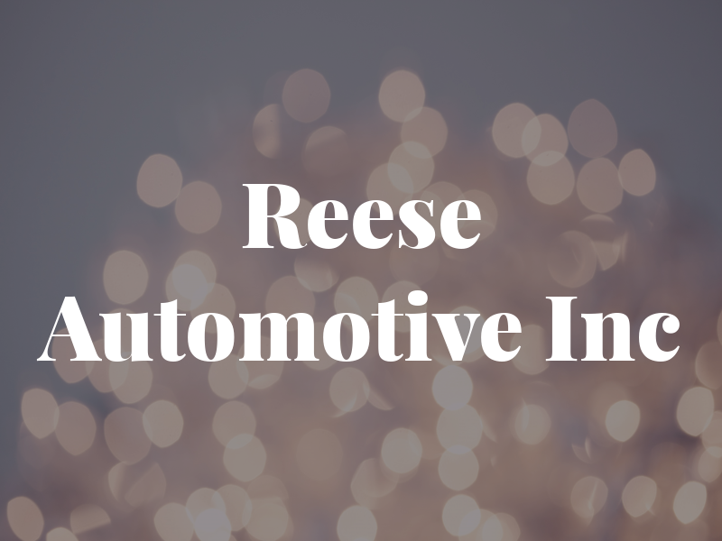 Reese Automotive Inc