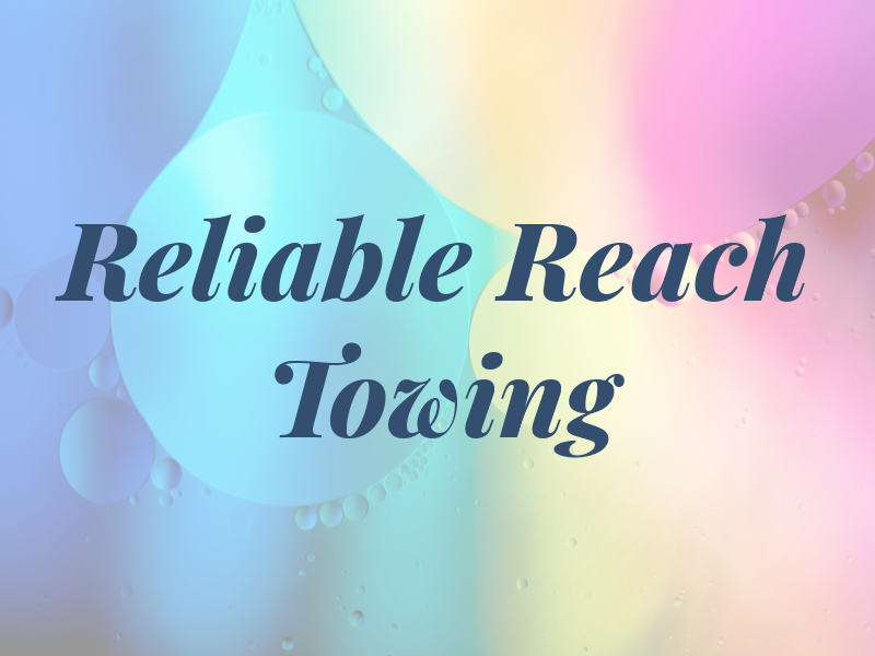 Reliable Reach Towing