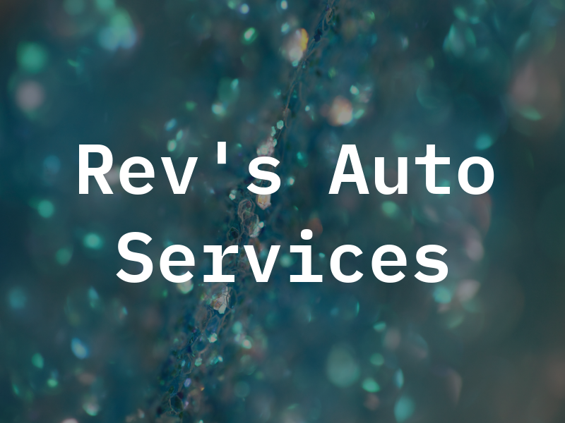 Rev's Auto Services