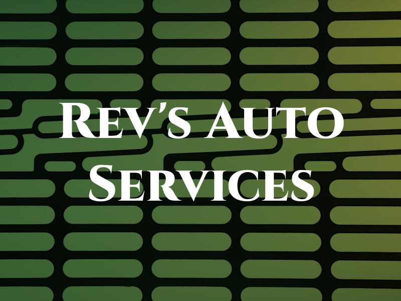 Rev's Auto Services