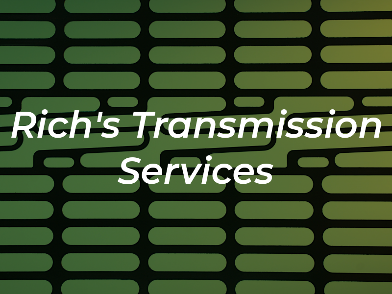 Rich's Transmission Services