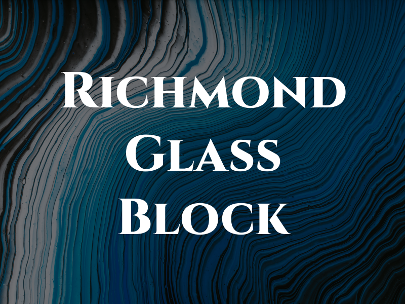 Richmond Glass Block Inc