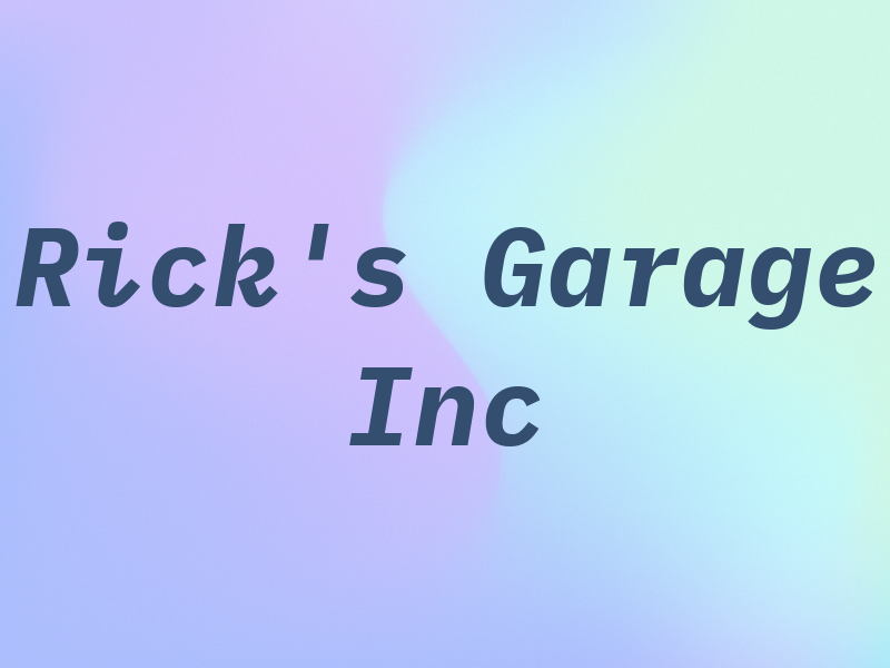 Rick's Garage Inc