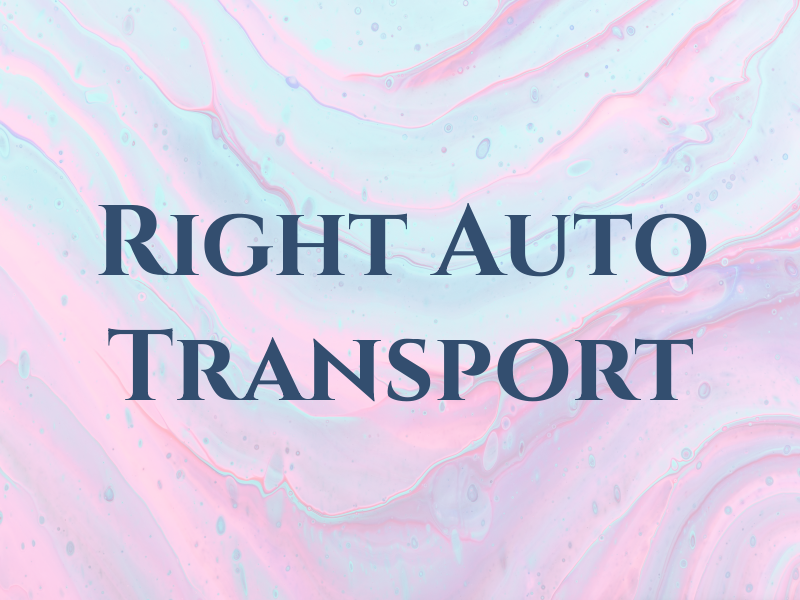 Right Way Auto Transport