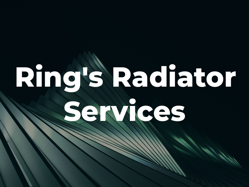 Ring's Radiator Services