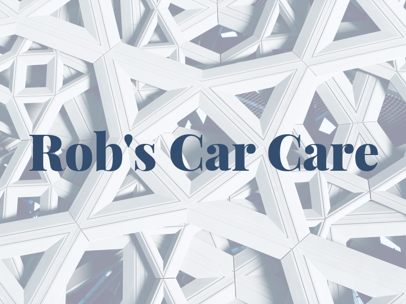 Rob's Car Care