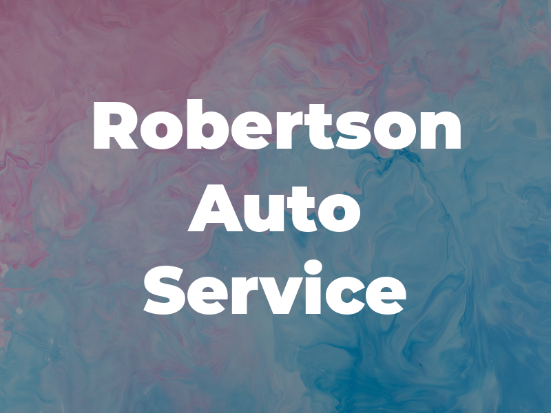 Robertson Auto Service