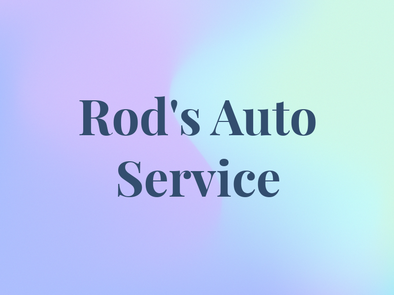 Rod's Auto Service