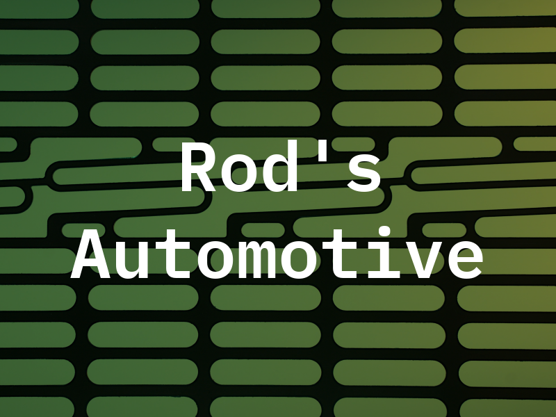 Rod's Automotive